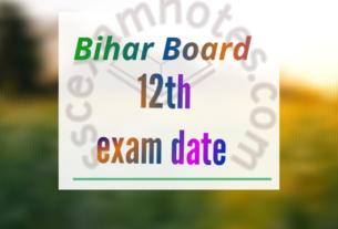 bihar board 12th exam date